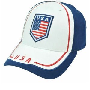 Rhinox USA Flag Football Hat Cap Soccer Adjustable